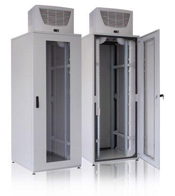 19" Klimaschrank 42 HE mit Dachklimagerät 2130 W, 800x1000x2000+415 , Klimaschränke