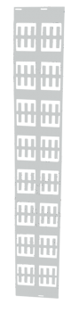 Kabelwanne zur vertikalen Befestigung am Schrankrahmen