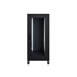 Server rack with noise control and noise reduction