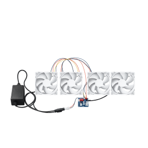 Adjustable PWM fans with controller