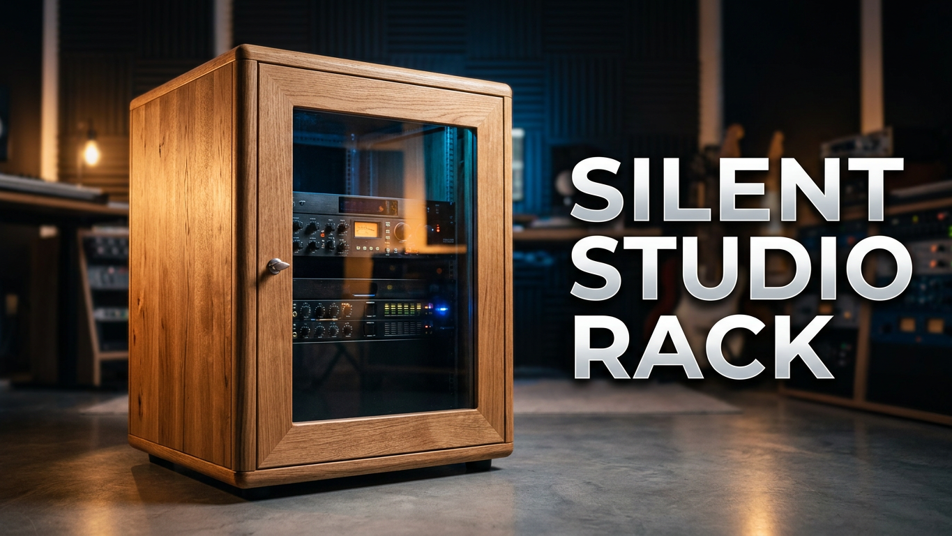 Silent Server Cabinet with PWM Fan System Silent Lehmann IT server cabinet equipped with PWM-controlled fans for quiet active ventilation and stable operating conditions inside the rack.